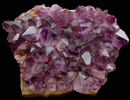 Quartz var. Amethyst from Catalan Agate-Amethyst District, Souther Paran Basalt Basin, Artigas, Uruguay