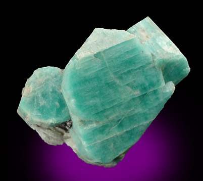 Microcline var. Amazonite from Crystal Creek, Florissant, Teller County, Colorado