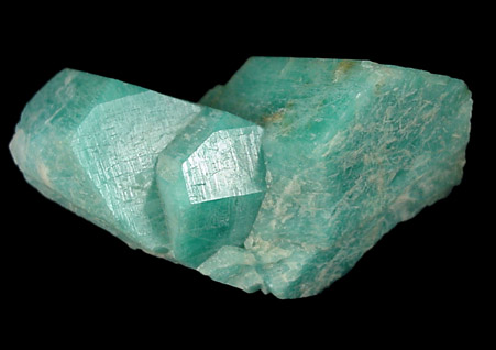 Microcline var. Amazonite from Crystal Creek, Florissant, Teller County, Colorado