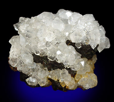 Quartz on Sphalerite from Tri-State Lead Mining District, Cherokee County, Kansas