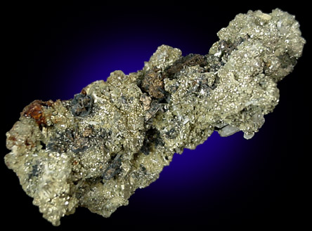 Silver on Pyrite, Quartz from Zacatecas, Mexico