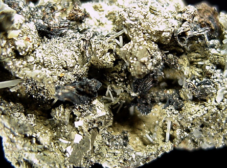 Silver on Pyrite, Quartz from Zacatecas, Mexico