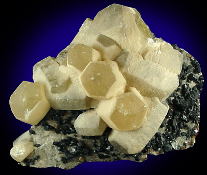 Calcite with Sphalerite from Tri-State mining district, Cherokee County, Kansas