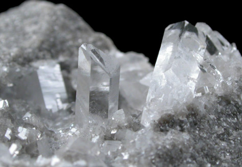 Quartz Crystals from Inwood Hill, Manhattan Island, New York City, New York
