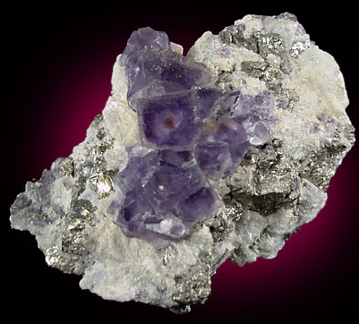 Fluorite and Pyrite from Sweet Home Mine, Buckskin Gulch, Alma District, Park County, Colorado