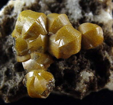 Mimetite var. Campylite from Caldbeck Fells, English Lake District, Cumberland, England