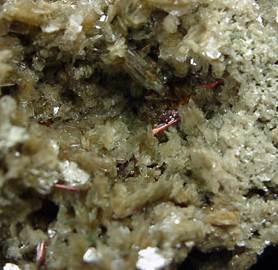 Muscovite with Rutile from Shelby, Cleveland County, North Carolina