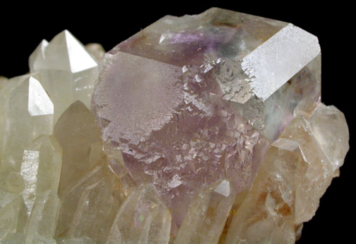 Fluorite, Quartz, Pyrite from Shangbao Mine, Leiyang, Hunan, China