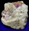 Fluorite and Quartz on Dolomite from Shangbao Mine, Leiyang, Hunan, China