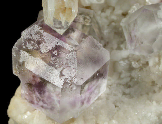 Fluorite and Quartz on Dolomite from Shangbao Mine, Leiyang, Hunan, China