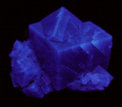 Fluorite (twinned crystals) from Frazer's Hush Mine, Rookhope, Weardale, County Durham, England