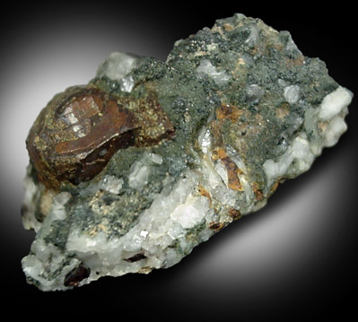 Pyrite on Quartz from Breckenridge, Summit County, Colorado
