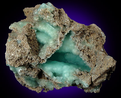 Hemimorphite from Santo Nio Mine, Guadalupe Victoria, Durango, Mexico