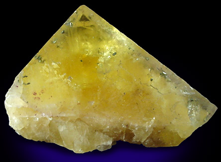 Fluorite with Chalcopyrite from Cave-in-Rock District, Hardin County, Illinois