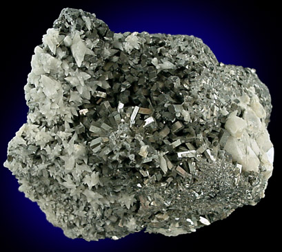 Arsenopyrite and Calcite from Concepcin del Oro, Zacatecas, Mexico