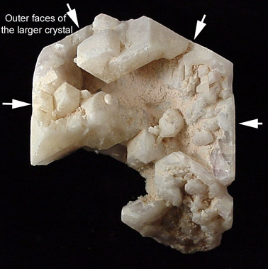 Quartz (doubly-terminated) from White Queen Mine, Pala, San Diego County, California