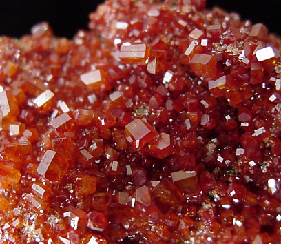 Vanadinite from Apache Mine (Vanadium Shaft), 8 km north of Globe, Gila County, Arizona