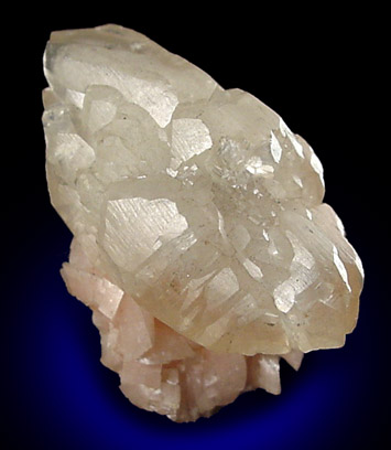 Calcite on Dolomite from Tri-State Lead-Zinc Mining District, near Joplin, Jasper County, Missouri