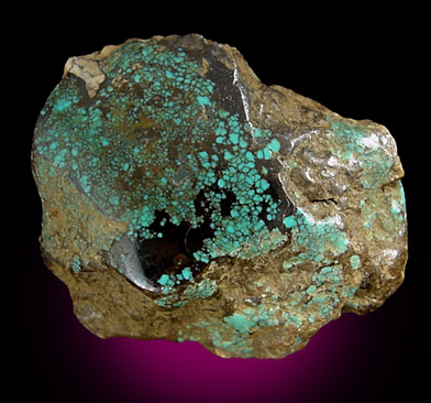 Turquoise from Tombstone District, Cochise County, Arizona
