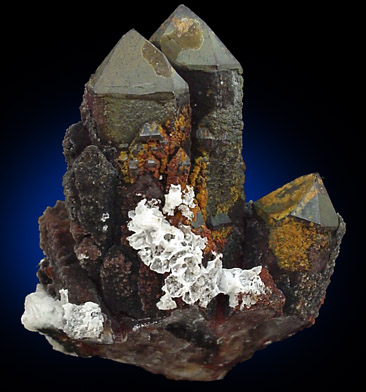 Quartz with Hematite from Chihuahua, Mexico