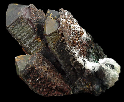 Quartz with Hematite from Chihuahua, Mexico