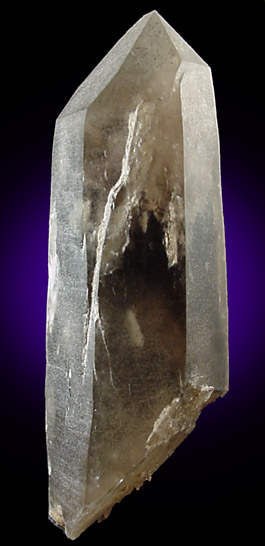 Phenakite on Smoky Quartz from Mount Antero, Chaffee County, Colorado