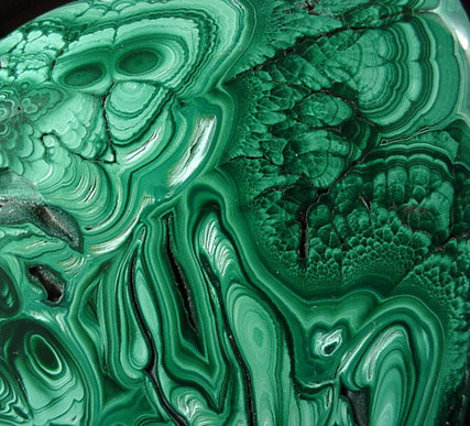 Malachite from Lubumbashi, Katanga Copperbelt, Haut-Katanga Province, Democratic Republic of the Congo