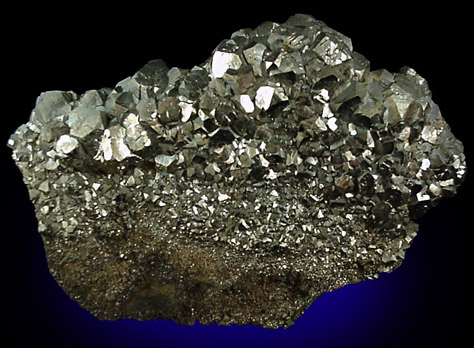 Pyrite from Rensselaer Quarry, Pleasant Ridge, 6 km east of Rensselaer, Jasper County, Indiana