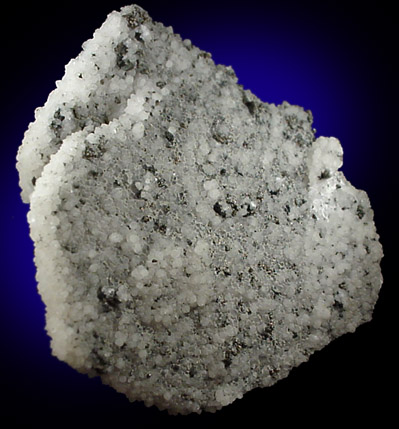 Quartz pseudomorph after Barite with Tennantite from El Cobre Mine, Concepcion del Oro, Zacatecas, Mexico