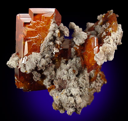 Wulfenite from Red Cloud Mine, Silver District, La Paz County, Arizona