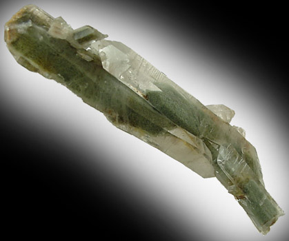 Quartz with phantom chlorite inclusions from near Paron, Saline County, Arkansas