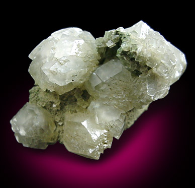 Calcite on Mottramite from Tsumeb Mine, Otavi-Bergland District, Oshikoto, Namibia