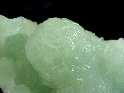 Prehnite from Lower New Street Quarry, Paterson, Passaic County, New Jersey