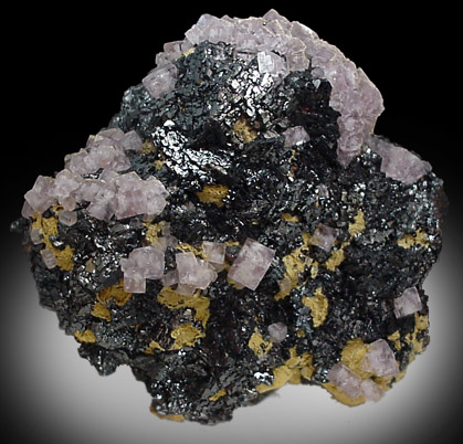 Sphalerite, Fluorite Siderite from Blackdene Mine, Ireshopeburn, Weardale, County Durham, England