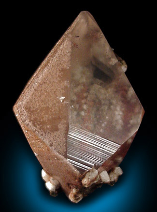 Calcite with Copper inclusions from Copper Falls Mine, Keweenaw Peninsula Copper District, Michigan