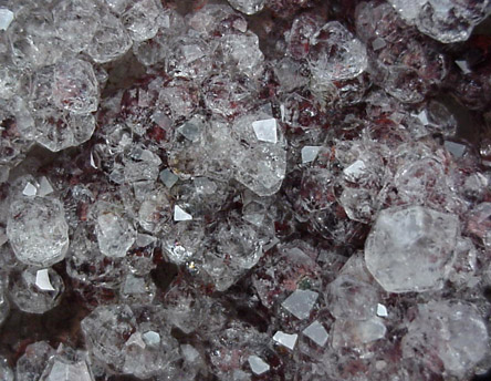 Analcime, Quartz, Hematite from Cliff Mine, Phoenix, Keweenaw County, Michigan