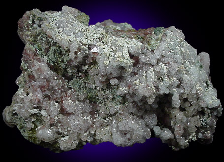 Calcite, Copper, Quartz from Phoenix Mine, Phoenix, Keweenaw County, Michigan