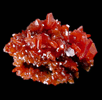 Vanadinite on Barite from Adeghdual, Mibladen, Morocco