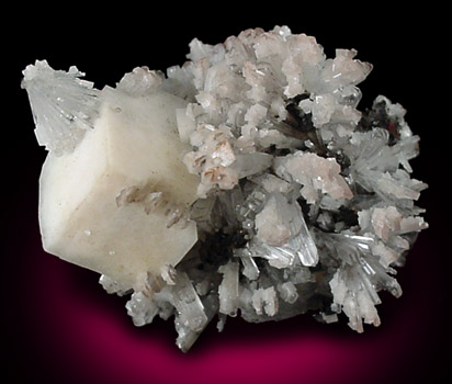 Hemimorphite with Dolomite from Santa Eulalia District, Aquiles Serdán, Chihuahua, Mexico