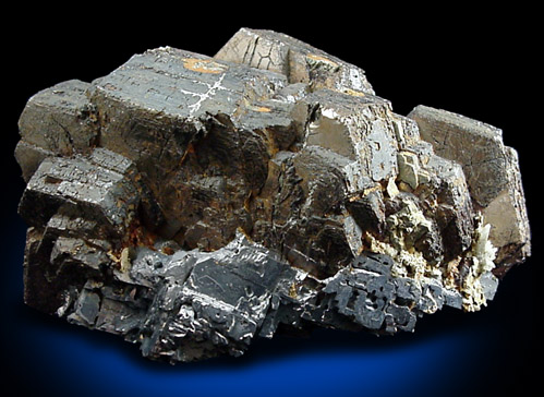 Pyrrhotite on Galena from Nikolaevskiy Mine, Dalnegorsk, Primorskiy Kraj, Russia