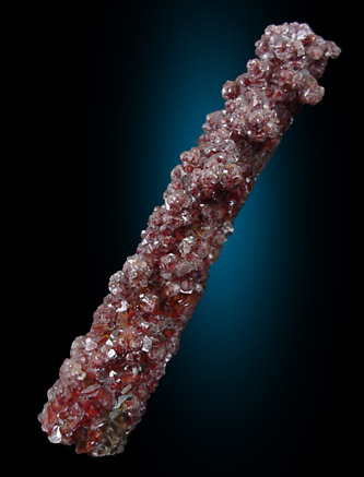 Calcite and Hematite stalactite from Mine Ojuela, Mapimi, Durango, Mexico