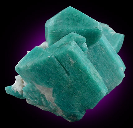 Microcline var. Amazonite from Two Point Claim, Teller County, Colorado