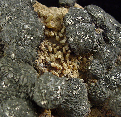 Pyrite, Tetrahedrite, Quartz from Zacatecas, Mexico