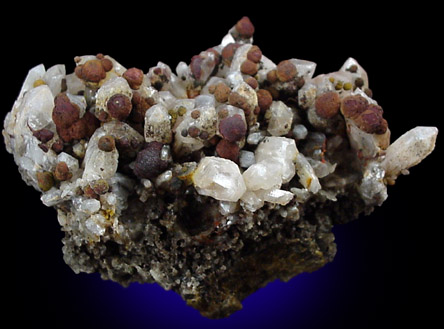 Goethite on Quartz from Zacatecas, Mexico