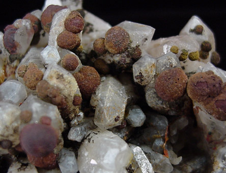 Goethite on Quartz from Zacatecas, Mexico