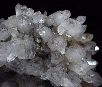 Quartz on Sphalerite from Cavnic Mine (Kapnikbanya), Maramures, Romania