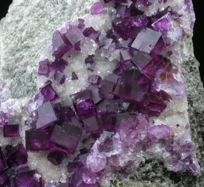 Fluorite from Highway 17 road cut, Rossport, Ontario, Canada