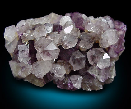 Fluorite with Amethyst from Highway 17 road cut, Rossport, Ontario, Canada