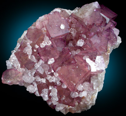 Fluorite with Quartz from Highway 17 road cut, Rossport, Ontario, Canada