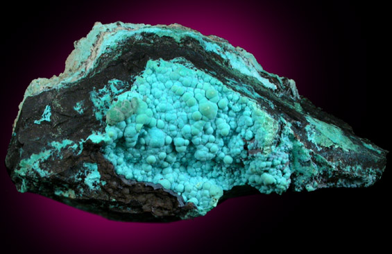 Chrysocolla from 79 Mine, Banner District, near Hayden, Gila County, Arizona